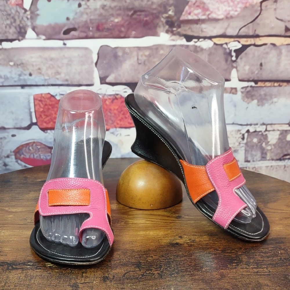 Cole Haan Toe Ring Wedge Sandals